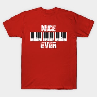 Nice DAD Ever with Piano Chords T-Shirt